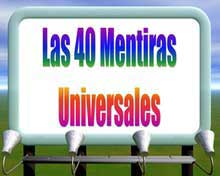 Las 40 mentiras universales